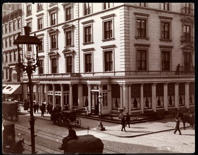 Das St. James Hotel, nordöstliche Ecke von Broadway und 26. oder 27. Straße, New York, 1896 von Byron Company
