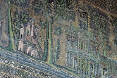 Mosaiken am Westportikus, 8. Jahrhundert von Byzantine School
