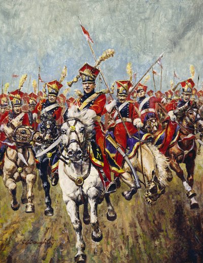 Französischer Kavallerieangriff von C.L. Doughty