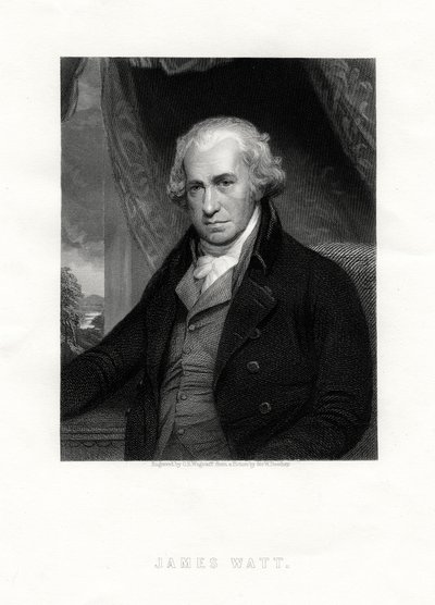 James Watt, schottischer Erfinder und Ingenieur, 19. Jahrhundert von C. E. Wagstaff