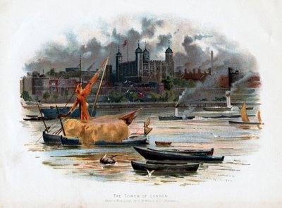 Der Tower von London, England, 1895 von C. Wilkinson