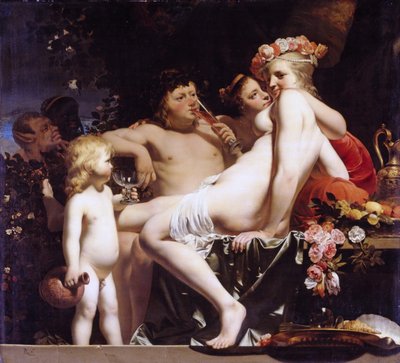 Bacchus und Ariadne auf Naxos von Caesar van Everdingen