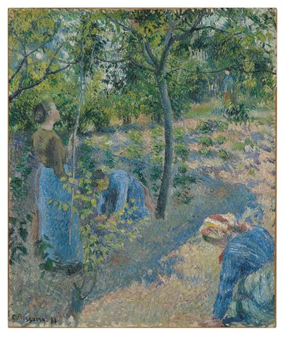 Apfelpflücken von Camille Jacob Pissarro