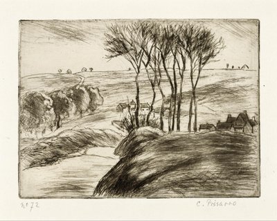 Landschaft in Osny von Camille Pissarro