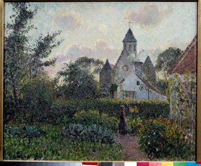 Die Kirche von Knocke in Belgien von Camille Jacob Pissarro