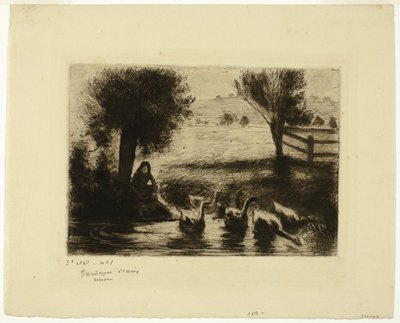 Die Gänse von Camille Pissarro