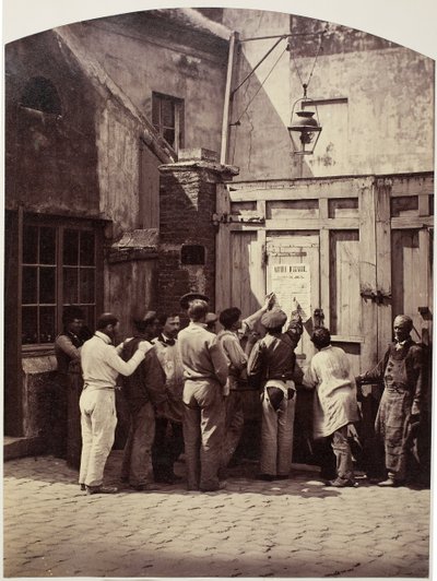 Die Tagesordnung, Mai 1859 von Camille Silvy