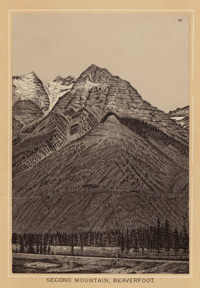 Kanada: Zweiter Berg, Beaverfoot von Canadian School