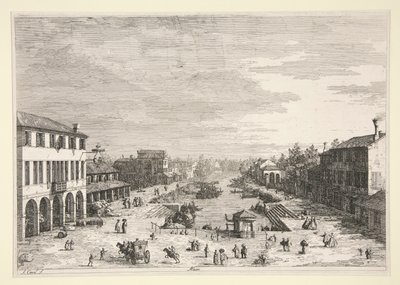 Mestre, aus der Serie Ansichten von Canaletto (Giovanni Antonio Canal)