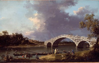 Eine Ansicht der Walton-Brücke von Canaletto