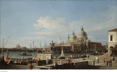 Nach Canaletto - Venedig, die Dogana und Santa Maria della Salute vom Molo, ca. 1740 - 1760 von Canaletto