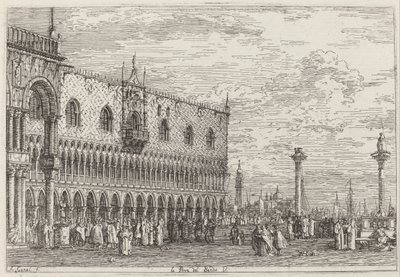 La Piera del Bando von Canaletto