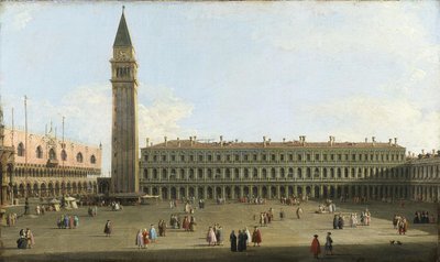 Canaletto - Markusplatz, Venedig, um 1756 von Canaletto