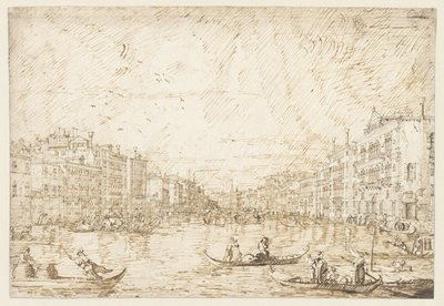 Canal Grande in Venedig von Canaletto