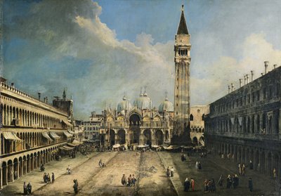 Der Markusplatz in Venedig von Canaletto