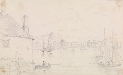 Cowes, vom West Cowes Ferry, 22. März 1826 von Capt. Thomas Hastings