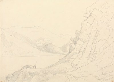 Von Anglers Rock, Ennerdale Lake, 10. Mai 1836 von Capt. Thomas Hastings