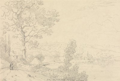 Blick auf die Wootton-Brücke, Isle of Wight, August 1828 von Capt. Thomas Hastings