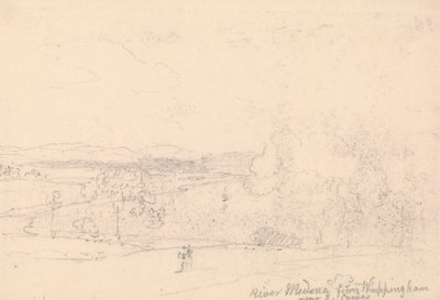 Fluss Medina von Whippingham bei East Cowes von Capt. Thomas Hastings