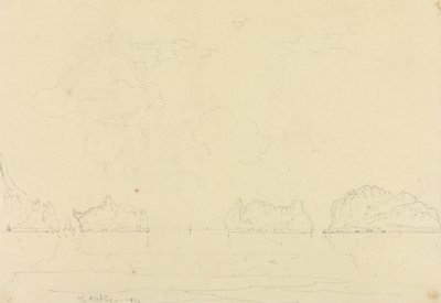 Die Nadeln, Isle of Wight von Capt. Thomas Hastings