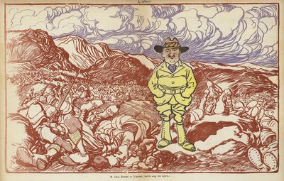 Cecil Rhodes, Illustration für Le Rire von Caran d Ache
