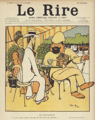 Illustration für Le Rire von Caran d Ache