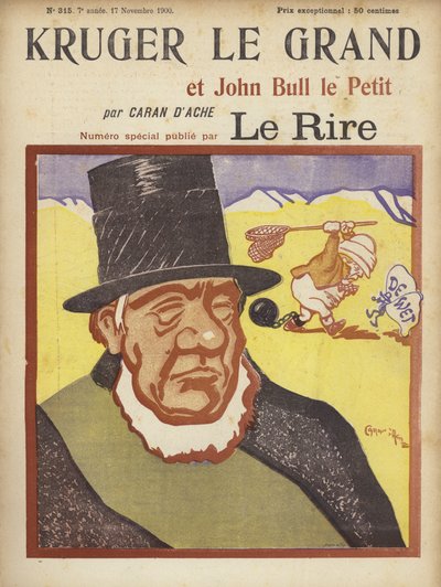 Paul Kruger, Illustration für Le Rire von Caran d Ache