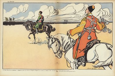 Präsident Loubets Besuch in Russland, Illustration für Le Rire von Caran d Ache