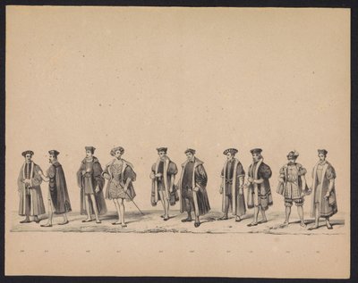 Maskerade der Utrechter Studenten, 1846 (Platte 19) von Carel Christiaan Antony Last