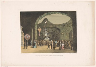 Saal in Frascati in Amsterdam 1855 von Carel Christiaan Antony Last