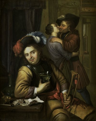 Soldatenszene von Carel de Moor