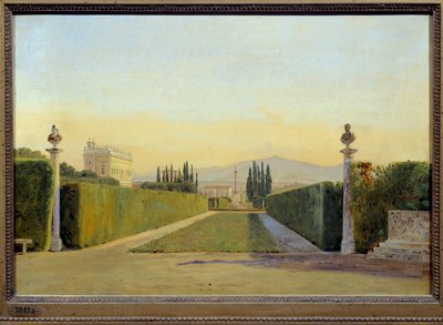 Die Gärten der Villa Albani von Carl Christian Constantin Hansen