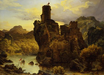 Ritterburg von Carl Friedrich Lessing