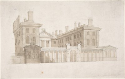 Das alte Admiralität in London von Carl Gustav Carus