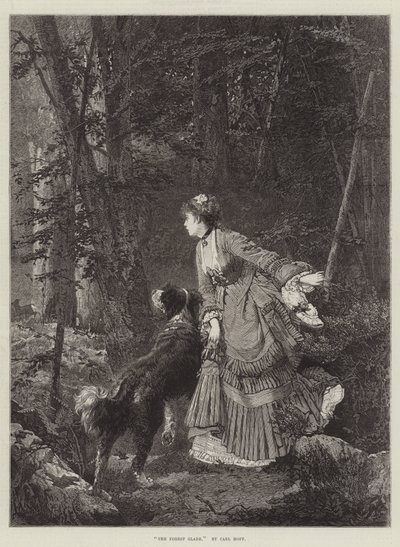 Die Waldlichtung von Carl Heinrich Hoff