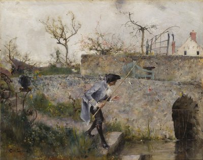 Die Fische beißen! von Carl Larsson
