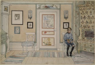 In der Ecke. Aus Einem Zuhause (26 Aquarelle) von Carl Larsson