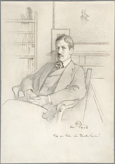 Porträt von Thorsten Laurin von Carl Larsson