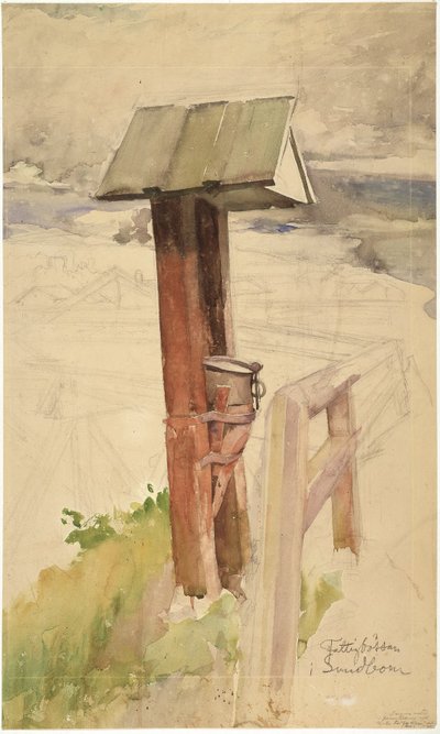 Der Armenkasten in Sundborn von Carl Larsson