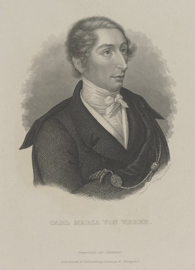 Carl Maria von Weber 1786-1826, ca. 1840 von Carl Mayer