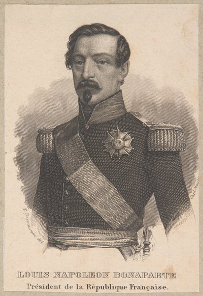 Napoleon III als Präsident von Frankreich von Carl Mayer