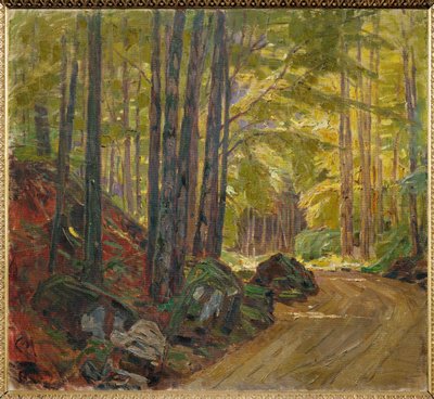 Pfad durch den Wald von Carl Moll