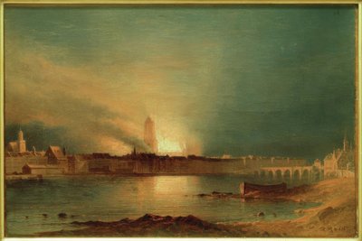 Frankfurt a. M., Dom nach Brand 1867 von Carl Morgenstern