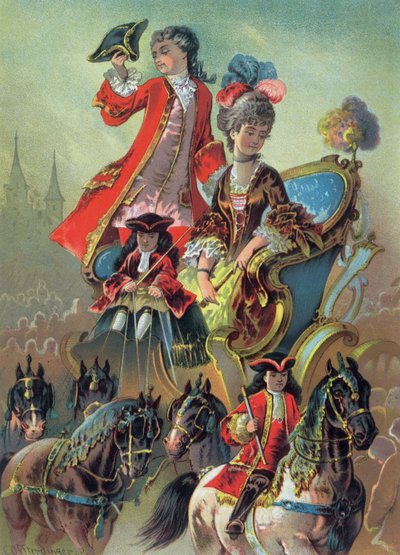 Im Wagen, Illustration aus 