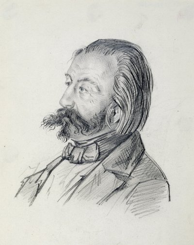 Porträt des Dembristen (oder Dekabristen) von Carl Peter Mazer