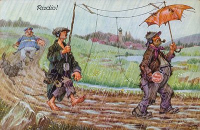 Komische Darstellungen des frühen Radios von Carl Robert Arthur Thiele