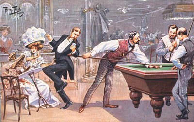 Billard spielen von Carl Robert Arthur Thiele