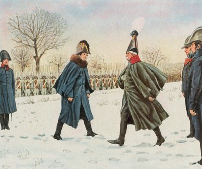 Austausch von Blücher gegen den französischen Marschall Victor, 20. Februar 1807 von Carl Rochling
