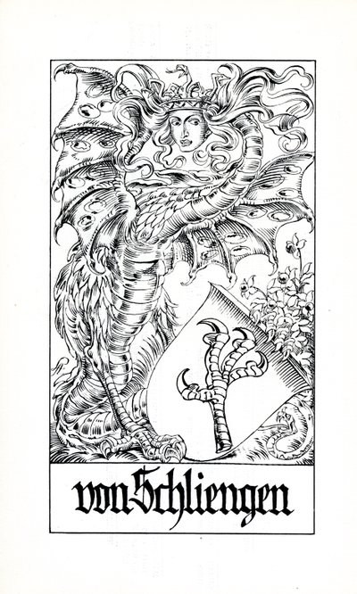 Wappen der Familie von Schliengern von Carl Roschet