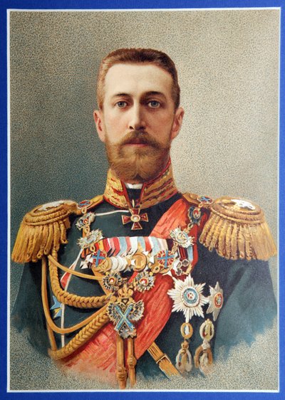 Porträt des Großfürsten Nikolai Nikolajewitsch von Russland von Carl Schultz